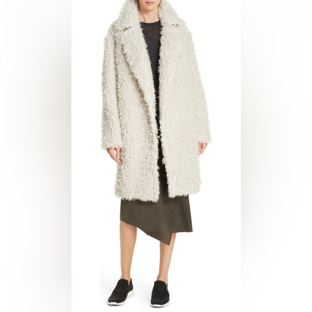 NWT Vince Cream Teddy Jacket